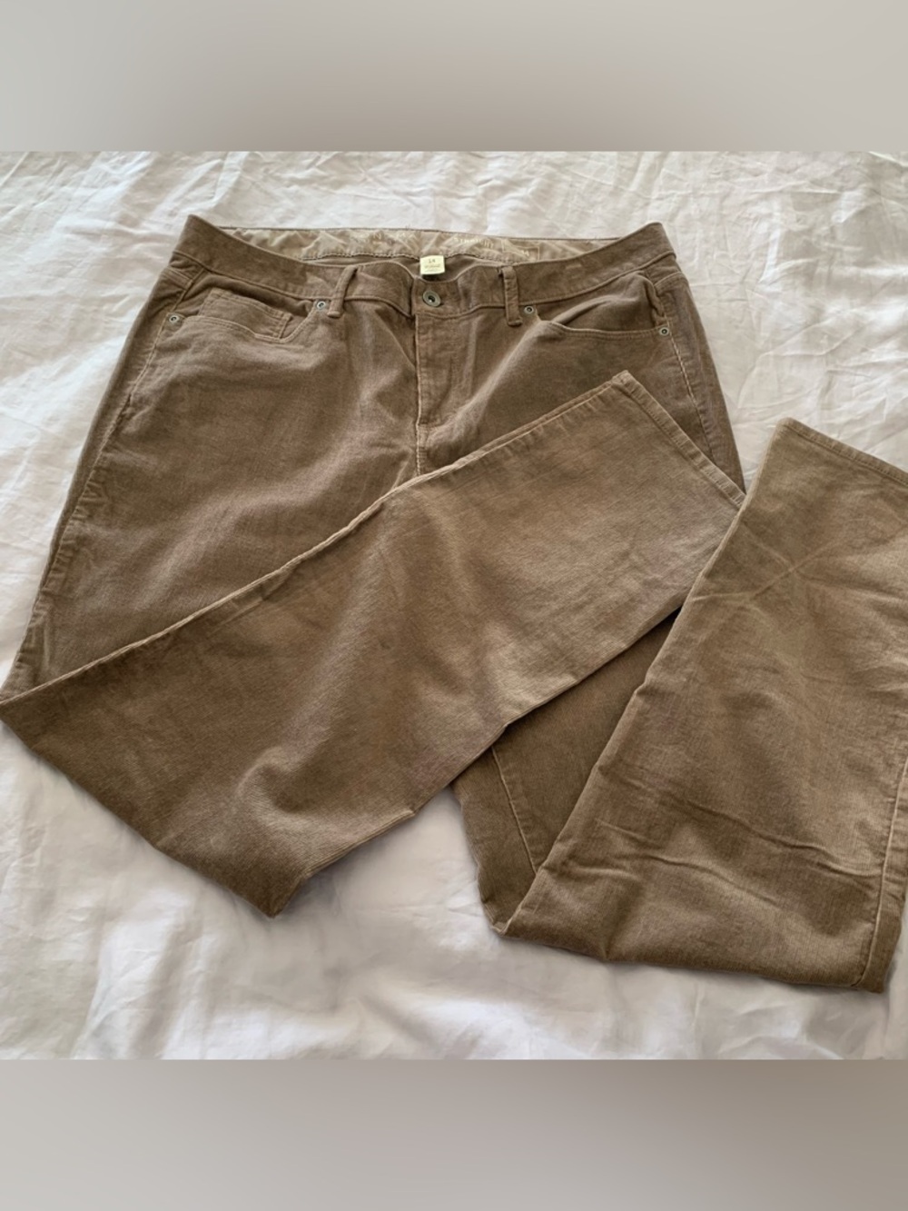 Sonoma Women's Corduroy Pant Light Brown 14‎  Straight leg